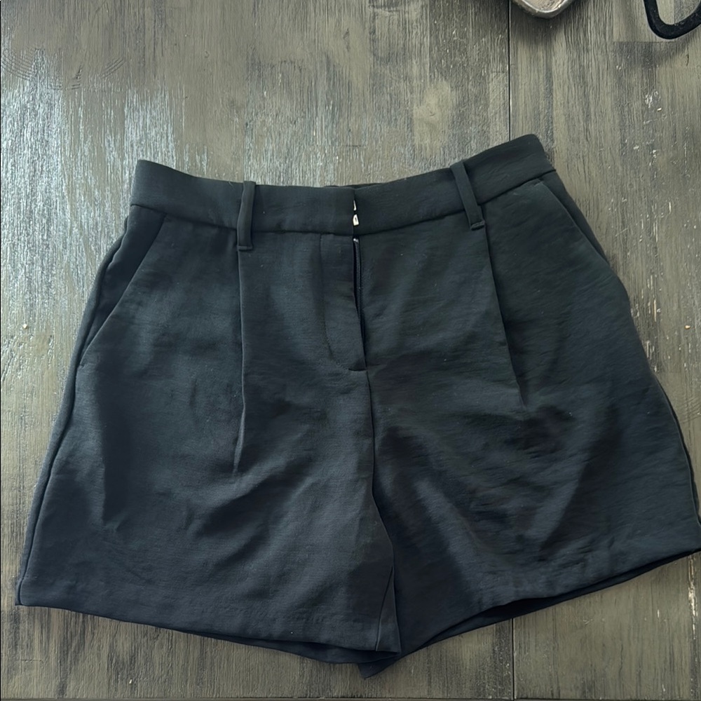 Abercrombie & Fitch Black High Waist Shorts